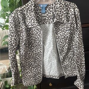Koret Women's Animal Print Bomber Jacket